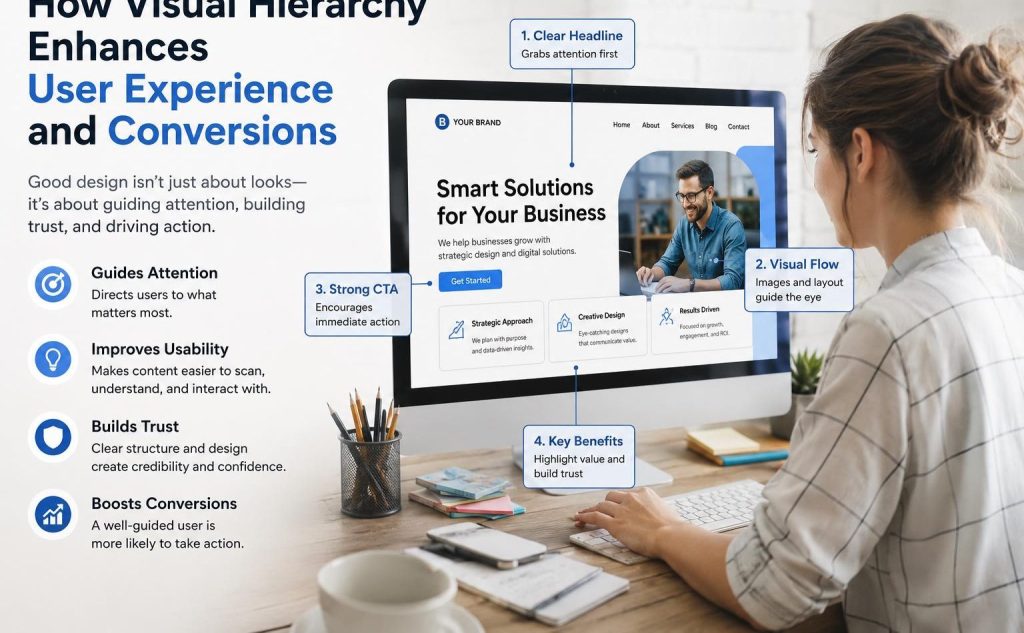 visual hierarchy in web design